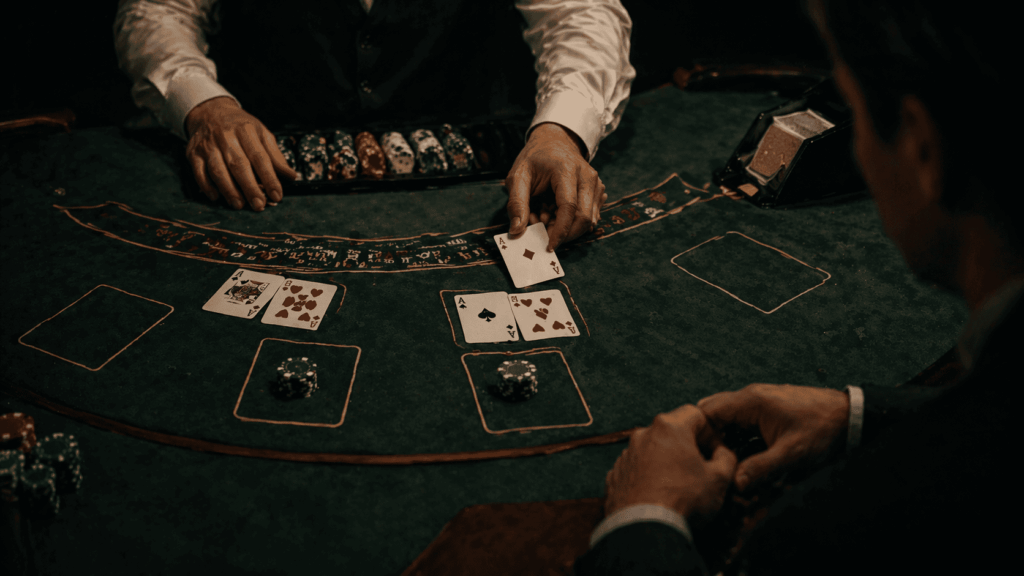 Cómo dividir ases cambia la lógica del juego en blackjack